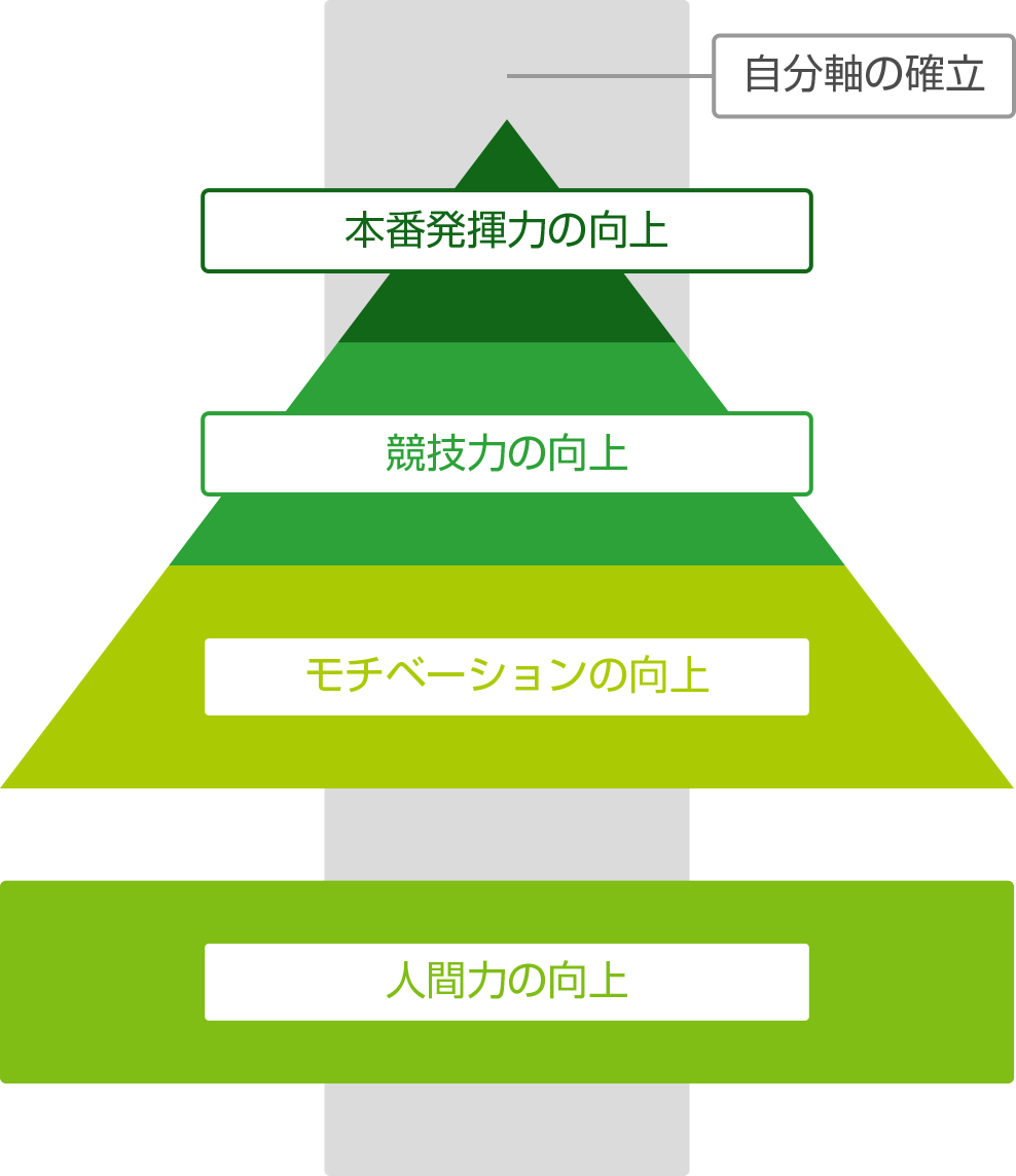 メンタルコーチングで扱うことを表す図